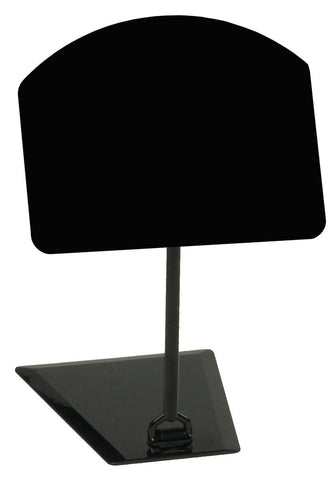 4.1" x 7.0" x 3.9" Write on Board w/ Stand for Tabletops, for Wet Erase Pens, Curved, 100mm Tall