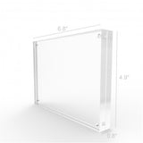 4 x 6"or 6 x 4" Magnetic Picture Frame for Tabletop, Double Sided Box 19184