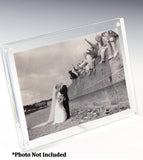4 x 6 Magnetic Picture Frame for Tabletop, with Standoff Hardware - Clear Acrylic 19186