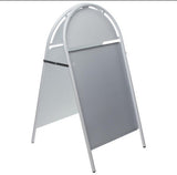 22 x 28 Sidewalk Sign with Magnetic Lens, Separate Headers, Double Sided - White 19197