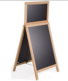 21.8" x 41.3" x 20.5" Write-on Sidewalk Sign with Header, 2 Sided, for Wet Erase Pens or Chalk