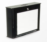 15.0" x 10.5" x 3.4" Key Drop Box with 11 x 7.5 Frame   Lock, Wall Mount - Black 19230