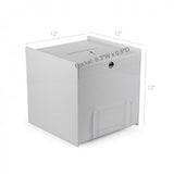 12 x 12" Acrylic Ballot Box Donation Box Suggestion Box Fundraising Box 19231