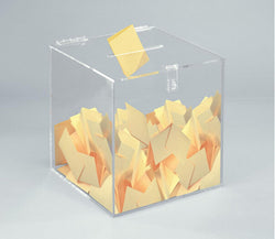 12.0 x 12.0 x 12.0 Acrylic Ballot Box   Clear 19235