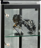 5.5" x 8.0" x 4.5", 8" Jewelry Display Bust for Necklaces, with 2 Earring Holes, Resin - Black 19264