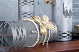DIA6.0" x 16.0", Jewelry Display Cylinders, Hold Earrings   Headbands - Silver 19278