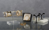T-Bar Jewelry Display Bracelets Stand Chains Display Watch Rack Clear Acrylic 19328