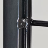 Metal Gridwall Fixture w/ Wheels, 4 Sided   Black 19368 ST BLK