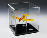 12.6" x 13.1" x 12.6" Acrylic Display Case w/Removable Riser, Lift-Off Top   Black Base 19373