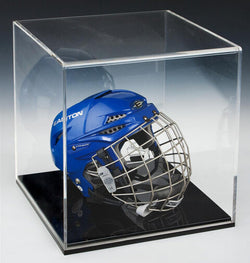 14.6" x 15.3" x 14.6" Sports Display Case w/ Lift-Off Acrylic Top   Black Base w/ Removable Riser 19374