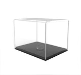 9.6" x 7.1" x 6.6" Model Display Case w/ Acrylic Lift-Off Top Black Base w/ Riser 19376
