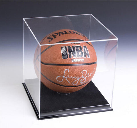 11.0" x 11.4" x 11.0" Sports Display Case w/ Lift-Off Top, Removable Riser   Black Base 19377