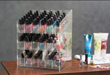 12.4" x 16.0" x 9.5" Countertop Display Rack for Nail Polish, 3 Tiers, Open Shelving, Slide Feed