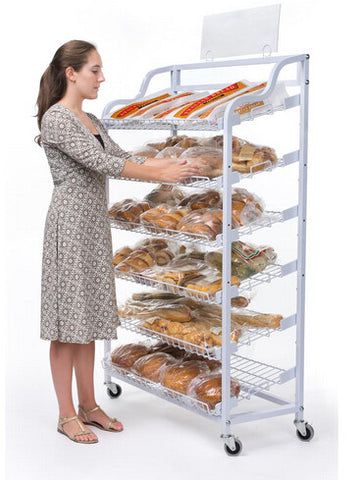 Bakery shelves online bread display