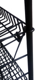 24.8" x 58" x 16.5" Bakery Display Rack w/Wheels
