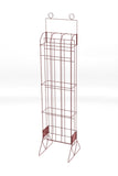 16.0" x 75.0" x 15.3" Beverage Rack for Soda Bottles, Wire, 24 Bottle Capacity, Sign Holder Included