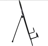 Wrought Iron Table Top Easel, Decorative Tripod Design, 9-1/2”W x 12-1/4”H - Black 19448
