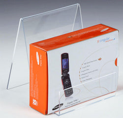 Table_Top_Easel_with_3 inch_Pocket,_Acrylic_Construction,_Single_Sided_ _Clear