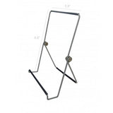 Wire Easel for Table Top with 1.2-inch Lip, Wide Base, 5-5/8 x 8-3/4, Foldable Design, for Books, Trophy Plaques, CDs, Greeting Card Designs 19465