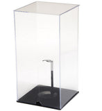 Doll Display Case w/ Black Base   Acrylic Lift-Off Top 19472