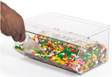 Acrylic Candy Bin with a Slide-in Door 19474