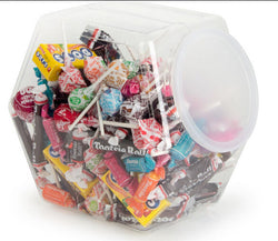 1.7 Gallon Plastic Candy Bins w/ Lift Off Lid, Set of 8 - Clear 19484