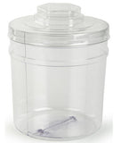 1.4 Gallon Plastic Candy Bin w/ Lift Off Lid, Set of 20 - Clear 19486
