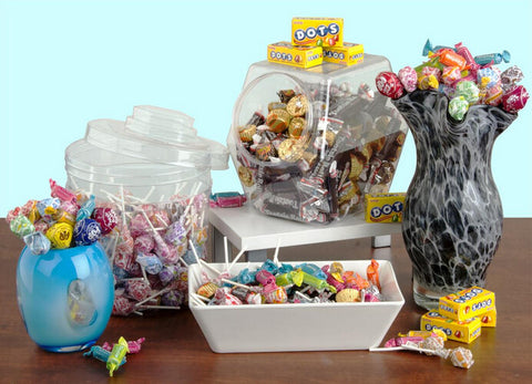 7.8-in Plastic Divided Candy Container with Lid, Clear, 1 Count, Party  Favors, Way to Celebrate