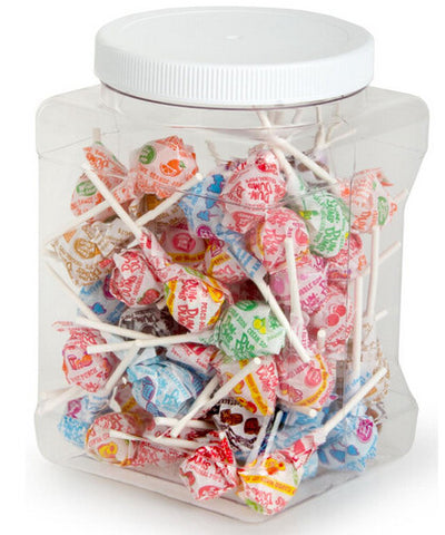 .75 Gallon Plastic Candy Bin w/ Twist-Off Lid, Set of 24 - Clear 19487