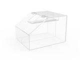 2.5 Gallon Acrylic Candy Bin, 2 Compartments, Scoop Holder 10" W X 8" H X 12" D 19491