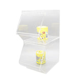 Plexiglass Lucite Clear Acrylic Nesting Candy Bulk Bin Container Box Display 19493