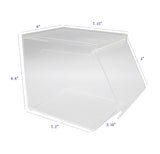 Plexiglass Lucite Clear Acrylic Nesting Candy Bulk Bin Container Box Display 19493