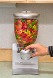 1 Gallon Food Dispenser, Countertop or Wall Mount, Portion Control - Silver 19500
