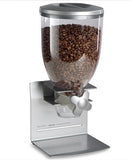 1 Gallon Food Dispenser, Countertop or Wall Mount, Portion Control - Silver 19500