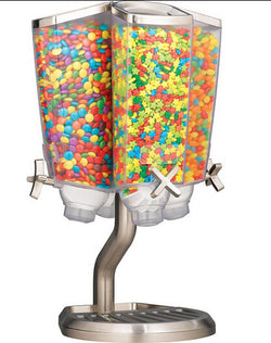 Food_Dispenser_with_4_Rotating_Chambers,_1_Gallon_Each,_Portion_Control_ _Silver