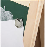 Childrens Easel with Magnetic Chalkboard, Write-on White Board, 2 Sided, 2 Trays 19525