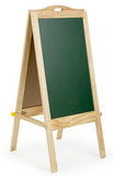 Childrens Easel with Chalkboard and Write-on White Board, 2 Sided, Floorstanding 19527