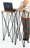 Set of 2, Portable Podium and Stand, No Tools Assemble 19592
