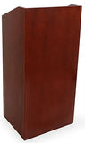 21-5/8" Collapsible Podium w/Knockdown Design, (1) Shelf, 46-1/8" Tall - Red Mahogany 19595