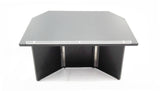 27" Table Top Podium with Folding Design, Portable - Black 19597
