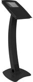 iPad Podium Stand, Locking Enclosure, Ledge for Speaker's Notes, Power Cable - Black 19613