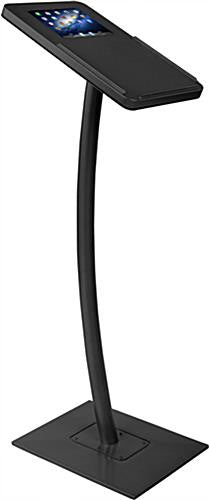 iPad Podium Stand, Locking Enclosure, Ledge for Speaker's Notes, Power Cable
