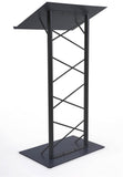 25" Single Truss Podium for Floor, Steel - Black 19628