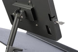 25” Aluminum Podium with iPad Enclosure Clamp - Black 19636