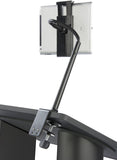 26.75” Truss Podium with Clamping Gooseneck iPad Enclosure, Universal - Black 19638