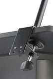 26.75” Truss Podium with Clamping Gooseneck iPad Enclosure, Universal - Black 19638