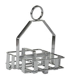 Salt and Pepper Caddy with Menu Clip, Set of 24 - Silver 19699