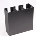 Cup Lid Organizer, 3 Compartments, Tabletop or Wall Mount - Black 19701