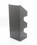 Tiered Condiment Organizer, 3 Compartments - Black 19711