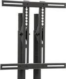 TV Stand w/ 19” Shelf Fits Monitors 32”-65”, Collapsible w/ Travel Case – Black 19730